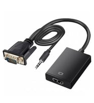 VGA To HDMI Çevirici VGA + Audio To HDMI Converter Vga Hdmi