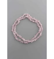 Pembe Kuvars Doğal Kırık Taş Orta Boy Parlak 5x8mm Dizi