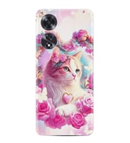 Oppo A60 Kılıf Boutique Baskılı Resimli Güzel Kedi Pcode -037
