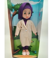 Global Toys Tesettürlü Yeni Meryem Bebek GL100842 (Krem)