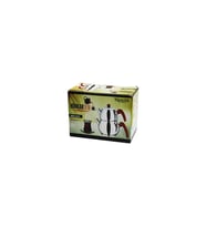 MİDİ BOY KÜRE ÇELİK ÇAYDANLIK SETİ RENKLİ BAKALİT KULP ÜST DEMLİK: 0.5LT - ALT SULUK: 0.75LT KENDİNDEN SÜZGEÇLİ (5343)