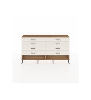 Arges Konsol 8 Çekmeceli  176x30x99 Çam-Çam/Aytaşı