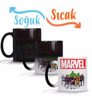 Marvel Avengers 02 Sihirli Kupa Bardak Porselen
