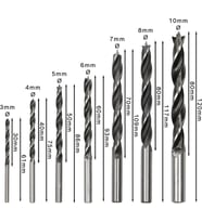 Bosch Professional Accessories Bosch - Ahşap Matkap Ucu Seti 7 Parçalı