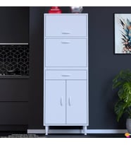 Modilayn OSLO 60x162,4x48 cm 1 çekmece, 4 kapak. Mutfağınıza Özel Ekmeklikli Kiler Dolabı.