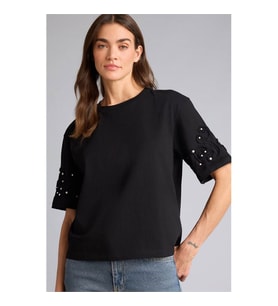 Defacto 26Y801003040 Siyah Kadın T-Shirt G9552AX/BK81