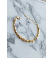 Kadın Trend Gold Dorika Işıltısı Kelebek Detay Bileklik