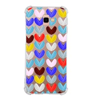 PrintiFy Samsung Galaxy J4+ Plus Uyumlu Water Color 1 Baskılı Şeffaf Köşe Korumalı Antişok Kılıf