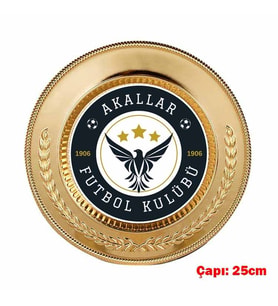 Başak lı ödül tabağı 25 cm+28x28 cm kutusuyla
