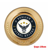 Başak lı ödül tabağı 25 cm+28x28 cm kutusuyla
