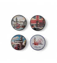 İngiltere Magnet Set 3 - 4'lü Buzdolabı Magnet England