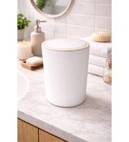 7 Litre Modern Tarz Çöp Kovası, Dayanıklı Plastik Malzeme