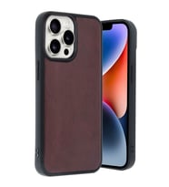 Apple İphone 14 Pro Max Kılıf Aras Deri Kapak - Bordo