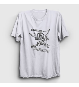 Presmono Unisex Beyaz Bootleg Aerosmith T-Shirt 376877tt (Beyaz)