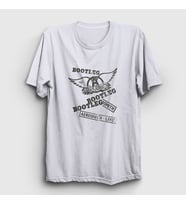 Presmono Unisex Beyaz Bootleg Aerosmith T-Shirt 376877tt (Beyaz)