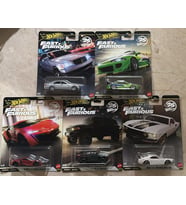 Hot Wheels Premium Fast And Furious 25. Yıl Özel Koleksiyon Araba Seti, 5'Li Paket, 3+ Yaş, Model Hn (Çok Renkli)