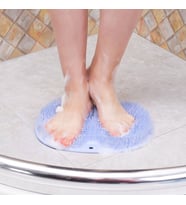 BY NEVSER Çok Amaçlı Esnek Yumuşak Banyo El Ayak Vücut Plastik Duş Matı Plastik Banyo Matı