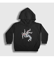 Presmono Unisex Çocuk Siyah Astronot Ufc Mma Hediye Güreşçi Güreş Kapüşonlu Sweatshirt 495808tt