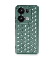 Xiaomi Redmi Note 13 Pro 4g Kılıf Petek Silikon Kapak - Koyu Yeşil