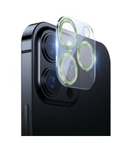 Binano iPhone 12 Pro 3D Pro Kamera Koruyucu Açık Yeşil