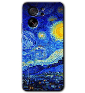 Xiaomi Mi 13T Pro Kılıf HD Desen Baskılı Arka Kapak - Starry Night