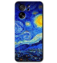 Xiaomi Mi 13T Pro Kılıf HD Desen Baskılı Arka Kapak - Starry Night