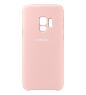 Galaxy S9 ile Uyumlu Kılıf Silicone Cover Pembe EF-PG960TPEGWW