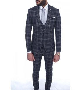 Jan Carlucci Slimfit Yelekli Drop 6 Takım