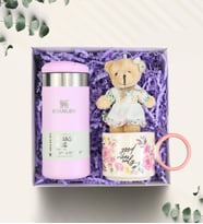 Pembe Stanley Termoslu Doğum Günü Hediye Seti