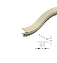 Contacall Orjinal Pvc Eski Kapı Pencere Fitili Contası 25 Metre Siyah