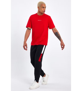 Erkek Garnili Regular Fit Eşofman Altı SPR23EA351 (Siyah)