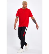 Erkek Garnili Regular Fit Eşofman Altı SPR23EA351 (Siyah)