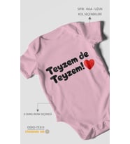 Teyzem De Teyzem! Kısa Kollu Bebek Body %100 Pamuk