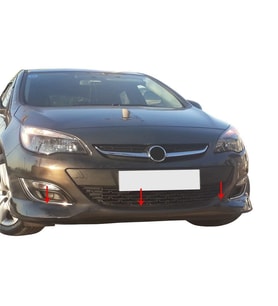 Opel Astra Uyumlu J Sedan/Hatchback Ön Tampon Altı (Facelift) Fiber 2010 Ve Sonrası
