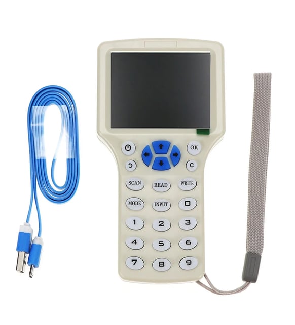 Zx-08cden 10 Frekans Rfid Okuyucu Yazıcı Kopyalayıcı El Tip Kutu