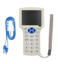 Zx-08cden 10 Frekans Rfid Okuyucu Yazıcı Kopyalayıcı El Tip Kutu 2.8” Ekran Sesli İkaz Nfc Şifreli K