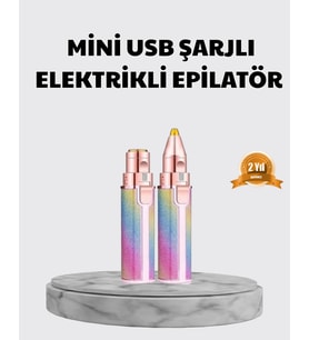 Mini Yüz Kaş Epilatörü – 8000 Rpm Güçlü Motor Paslanmaz Çelik Başlık