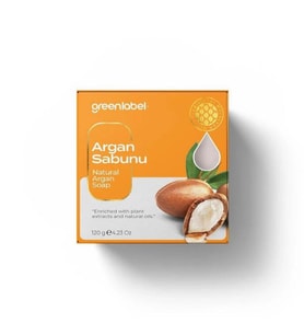 GREENLABEL DOĞAL ARGAN SABUN 120 G.