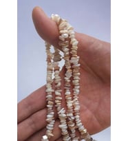Krem Rengi Sedef Kırıktaş Dizi-80 cm