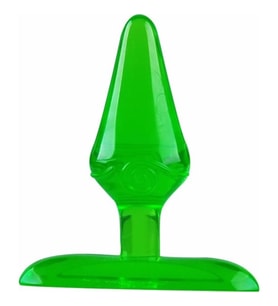 Hızlı Express Erotic Mini 7 CM Vantuzlu Yeşil Plug Tıkaç