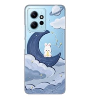 Redmi Note 12 4G Uyumlu Sevimli Ayıcık Desenli Şeffaf Telefon Kılıfı