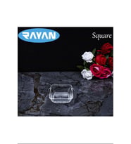 Square Tekli Kare Cam Kahvaltılık Kase Royaleks-81485
