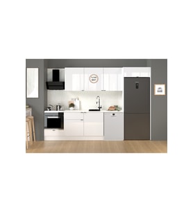 320 Cm %100 Mdf Tezgahlı Efil Ankastre Mutfak Dolabı