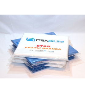 Abk Plastik Su Geçirmez Pvc Ebatlı Branda 16m x 16m (Beyaz - Mavi - Gri)