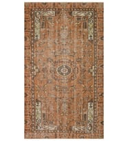 El Yapımı Vintage Eskitme Halı 156x268 cm 9891