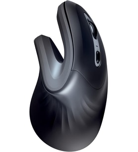 23507 Verro Ergonomik Kablosuz Fare Kablosuz Dikey Fare (60° Dikey Açı, 800-1600 DPI, 6 6 Tuş, PC ve Dizüstü Bilgisayar) Siyah