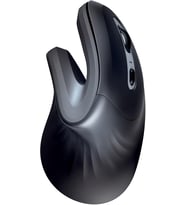 23507 Verro Ergonomik Kablosuz Fare Kablosuz Dikey Fare (60° Dikey Açı, 800-1600 DPI, 6 6 Tuş, PC ve Dizüstü Bilgisayar) Siyah