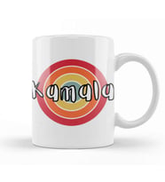 Democrat Kamala Harris 2024   Vintage Retro Rainbow Style Kupa Bardak Porselen