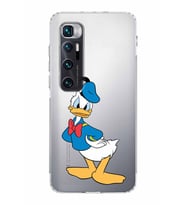 Xiaomi  Mi 10 Ultra  Kamera Korumalı Kapak Donald Duck Tasarımlı Şeffaf  Kılıf
