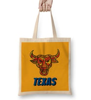 Texas Vintage Retro Rainbow Style Bez Çanta Uzun Saplı
